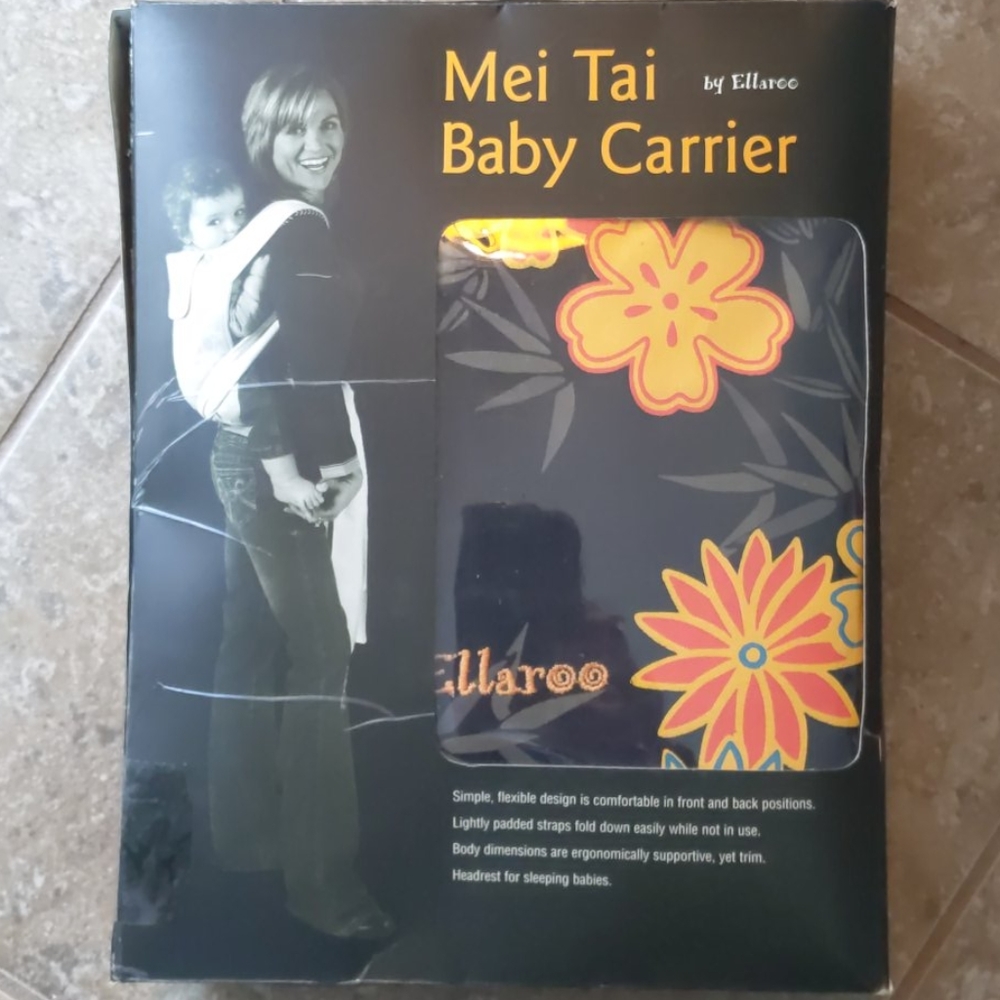 Retired pattern Ellaroo Mei Tai carrier